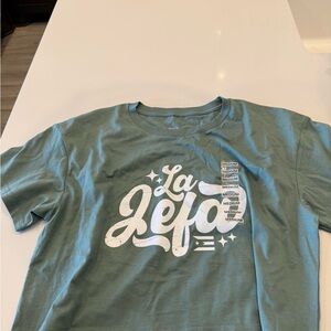 Women's Green Short Sleeve Crop Tee